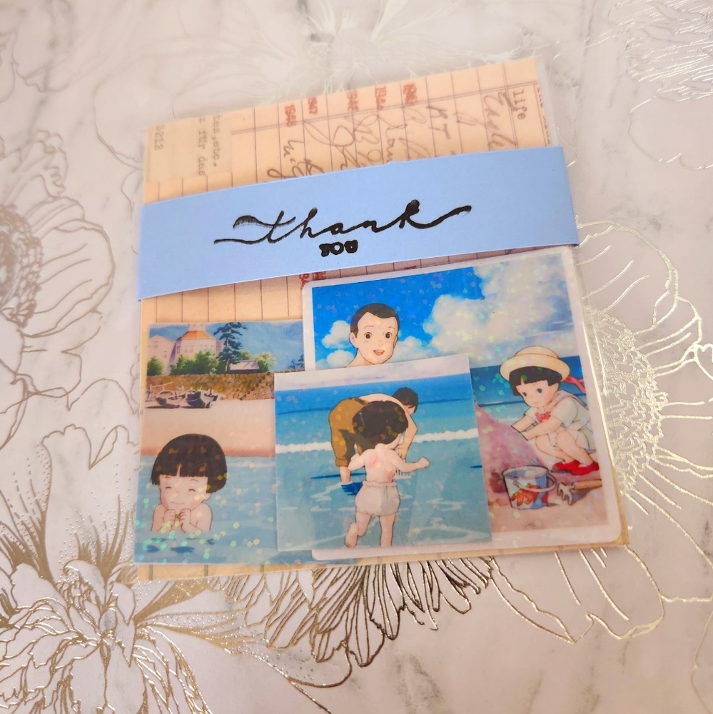 Grave of the Fireflies Studio ghibli Stickers for Laptop,Water Bottle,3pcs